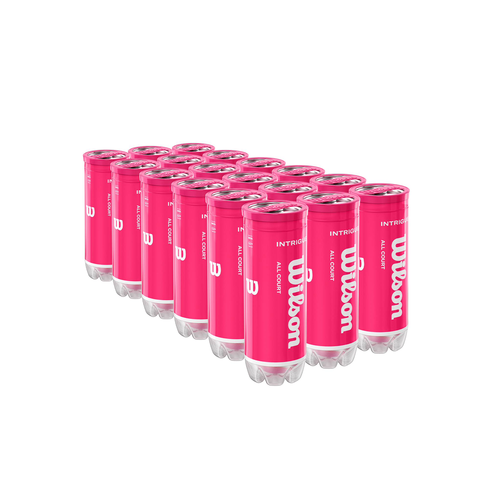 Intrigue All Court 3 Ball Can (12 Pack) | Wilson Sporting Goods