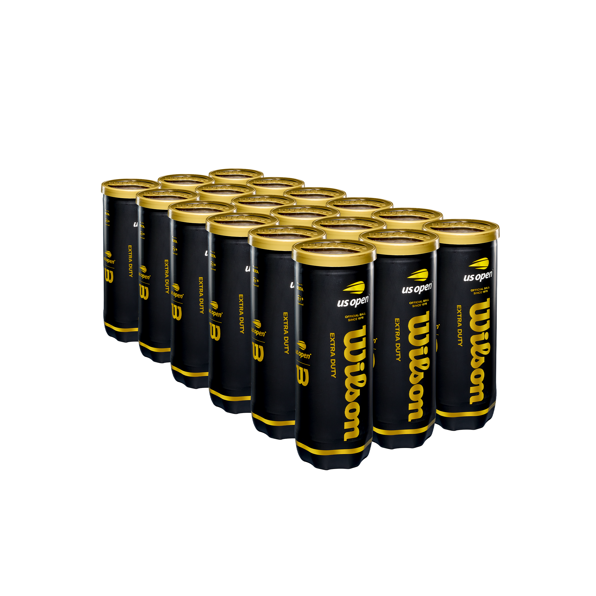 US Open Extra Duty 3 Ball Can (24 Pack) | Wilson Sporting Goods