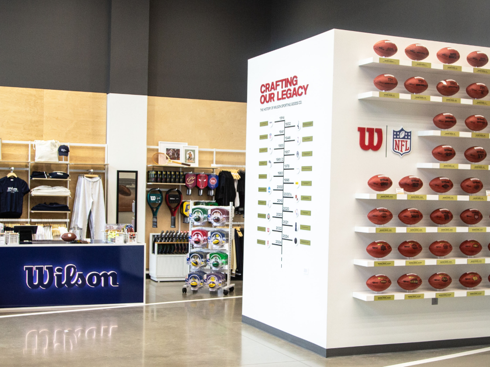 Ada Football Factory store interior