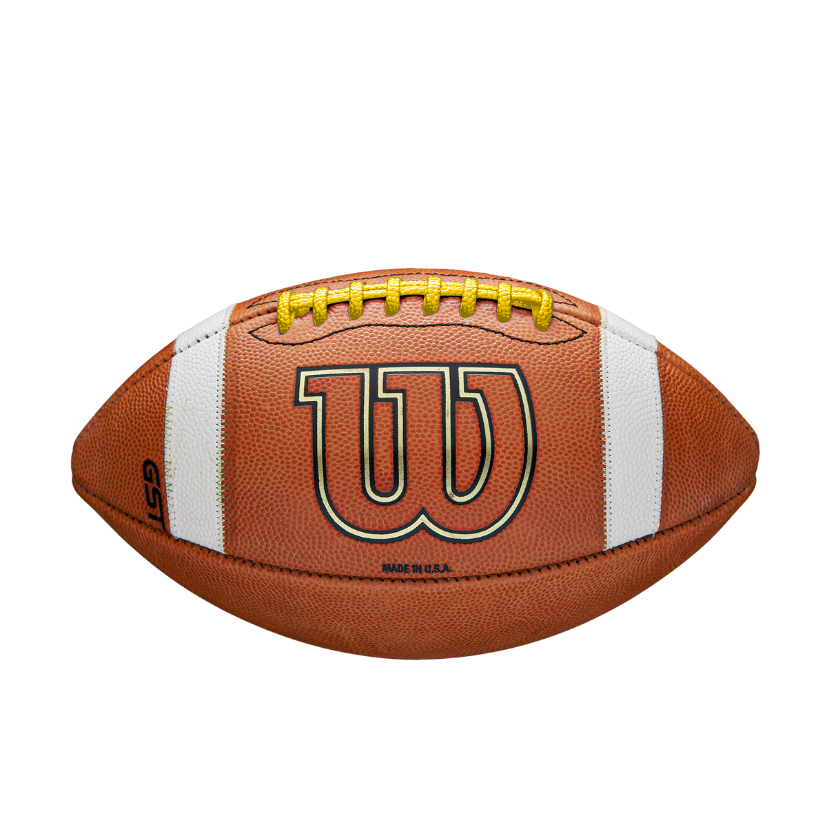 Wilson GST NCAA アメリカンフットボール 公式球 GST Tan Color Game Football | Wilson Sporting Goods