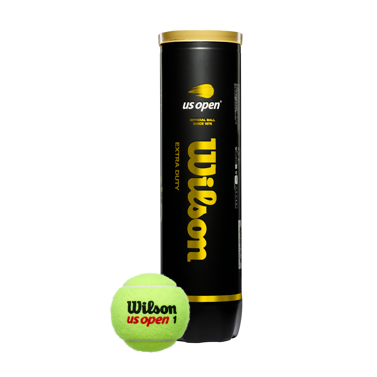 US Open Extra Duty 4 Ball Can (18 Pack) | Wilson Sporting Goods US Open Extra Duty 4 Ball Can (18 Pack) | Wilson Sporting Goods