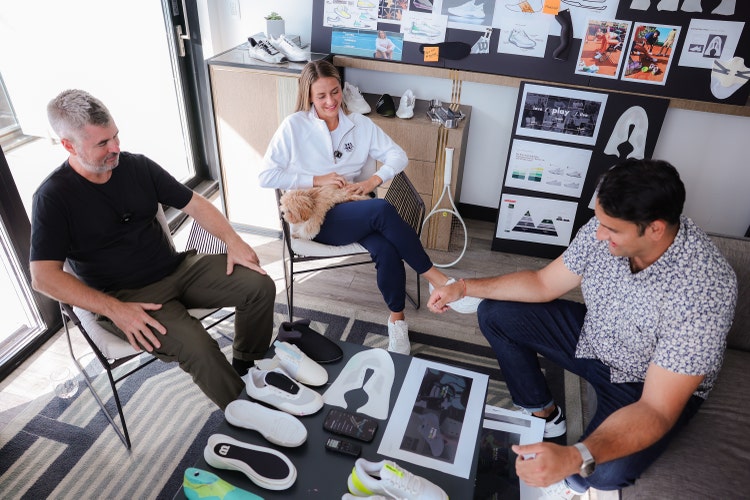 Designing a shoe with Marta Kostyuk