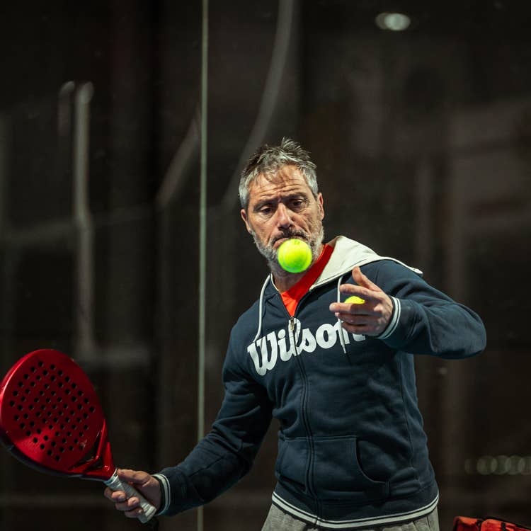 Padel coach Miguel Sciorilli