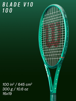Wilson Blade 100 V10 is the tennis racket for players who control the aggressive game and also rallies