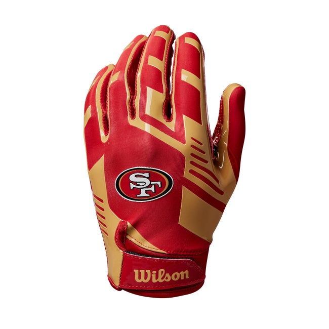 Wilson Blau/Grau Handschuhe Nfl Team Super Grip, Einheitsgröße Für Jugendliche, Silikon/Stretch-Lycra - Image 3