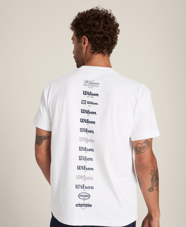 Bright White Wilson Sport Graphic Tee | Wilson Sporting Goods