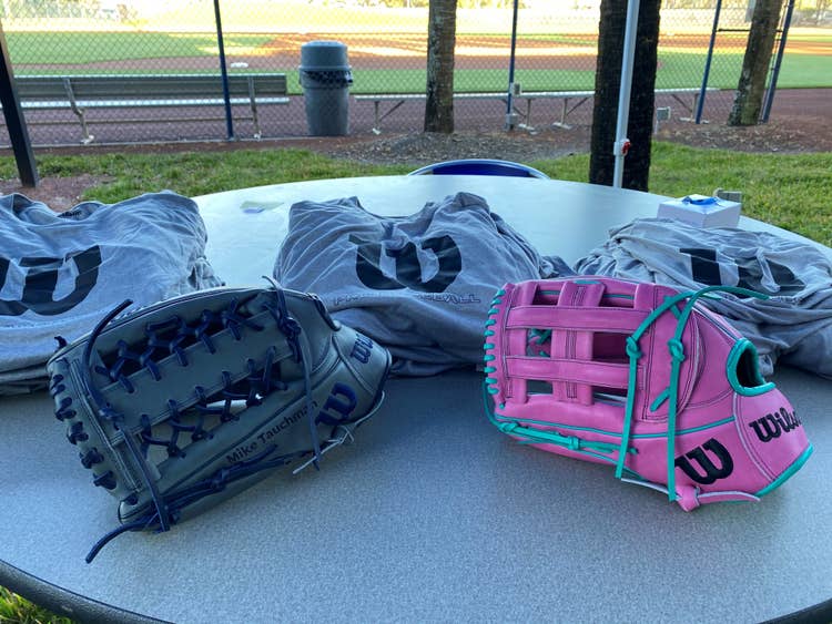 Mike Tauchman's gloves