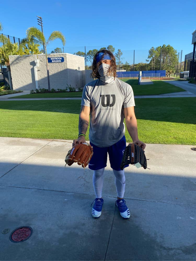 Austin Martin and his gloves
