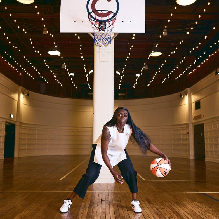 Kahleah Cooper on the court
