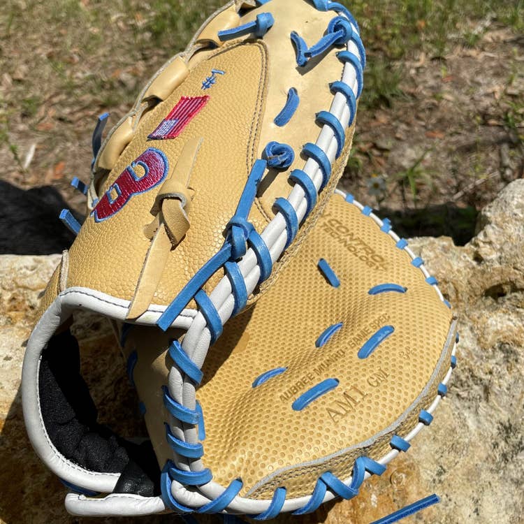 Aubree's catcher's mitt