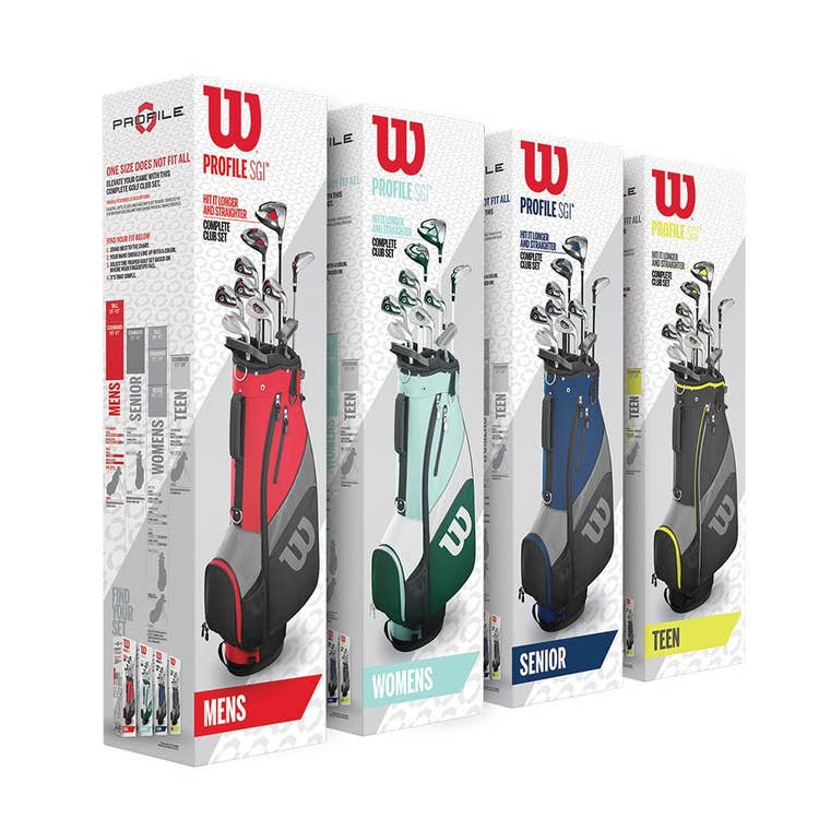 mens, womens, senior, teen golf package sets
