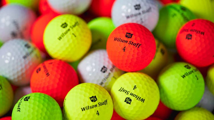 Collection of golf balls