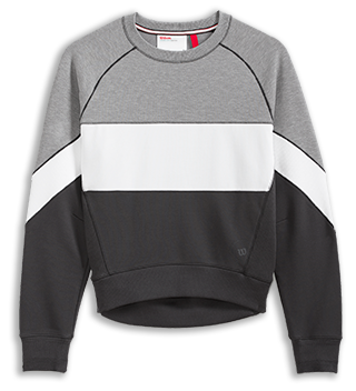 Millennium crew neck sweatshirt in gray heather