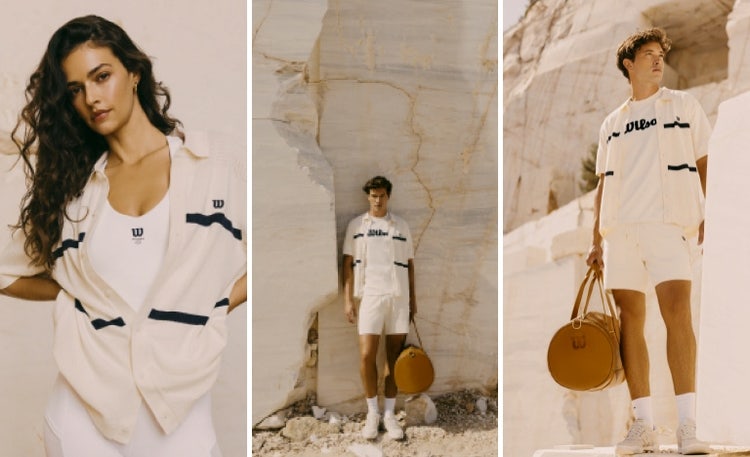 models wearing the latest drop of Wilson Sport Professionals