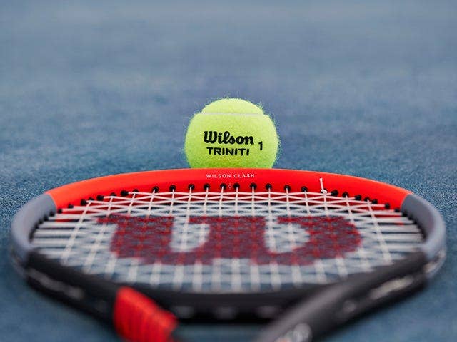 Triniti tennis ball and clash racket