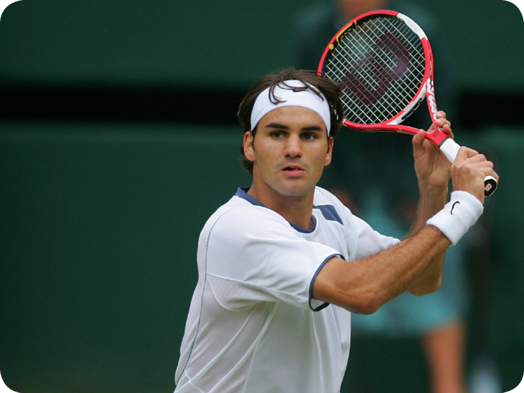 Roger Federer in Grand Slam #5