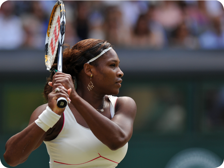 Serena Williams at her Grand Slam 16