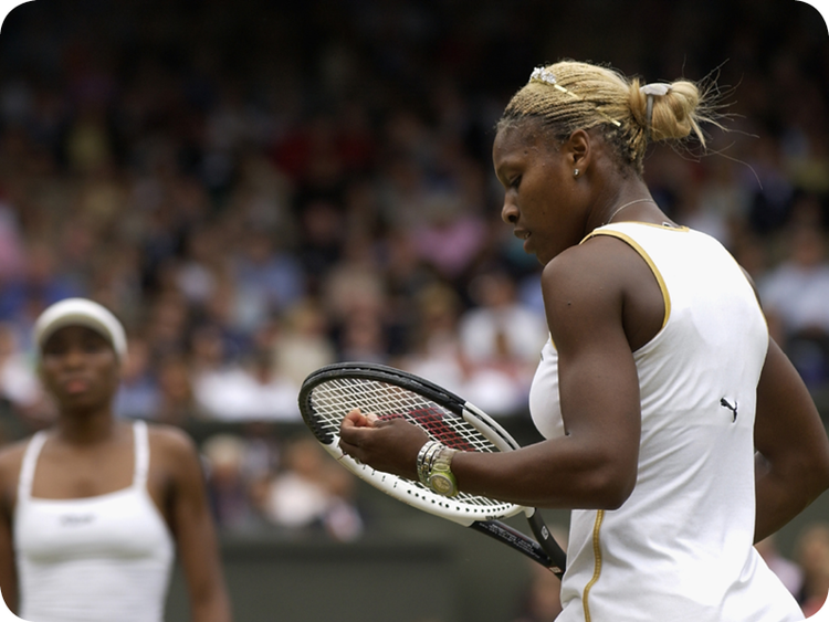 Serena Williams at her Grand Slam 3