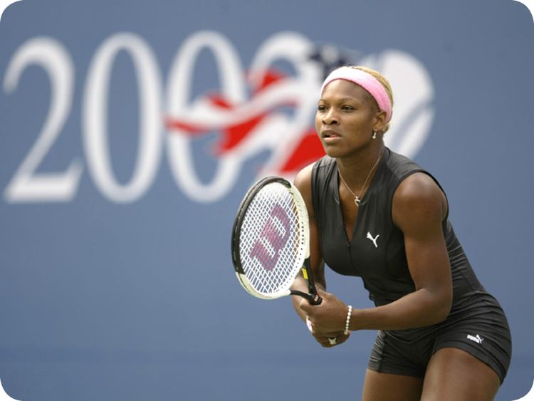 Serena Williams at her Grand Slam 4