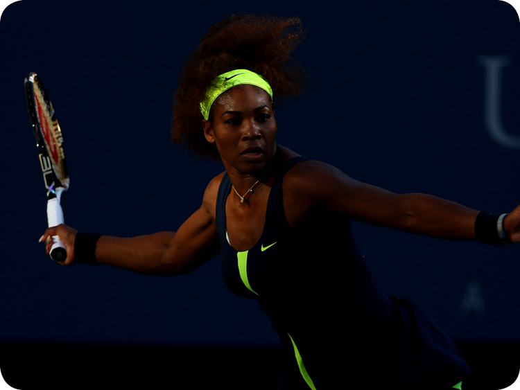 Serena Williams at her Grand Slam 19