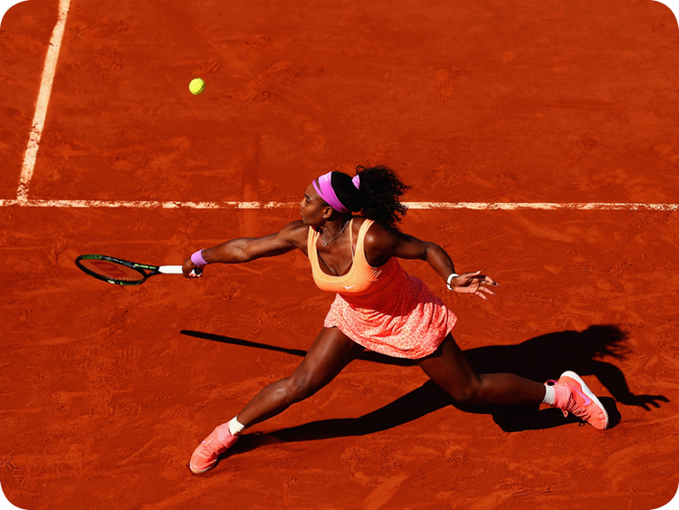 Serena Williams at her Grand Slam 11