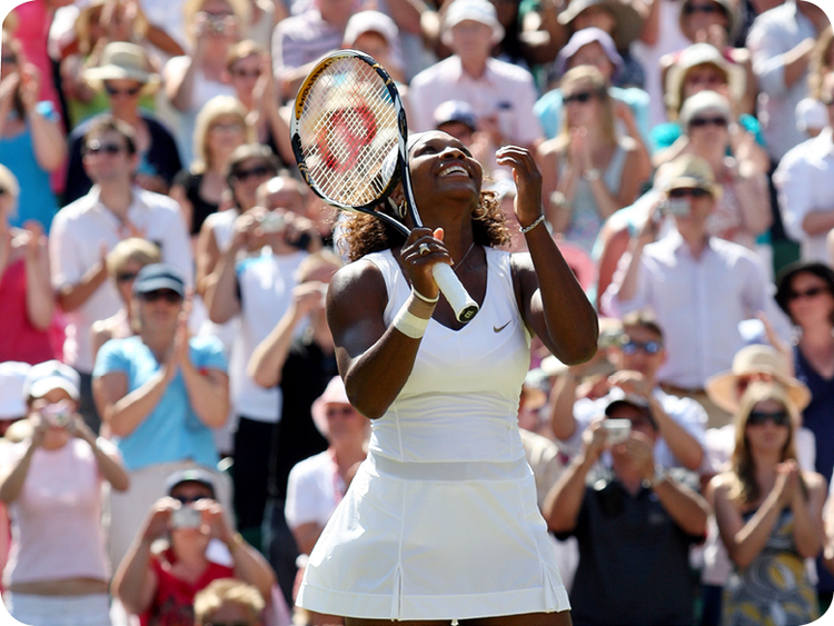 Serena Williams at her Grand Slam 14