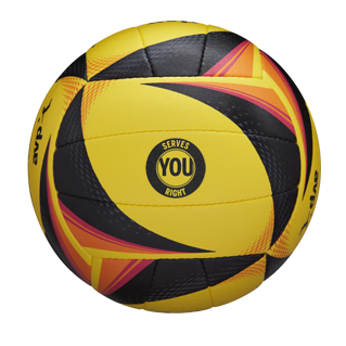 AVP OPTX volleyball with Custom text