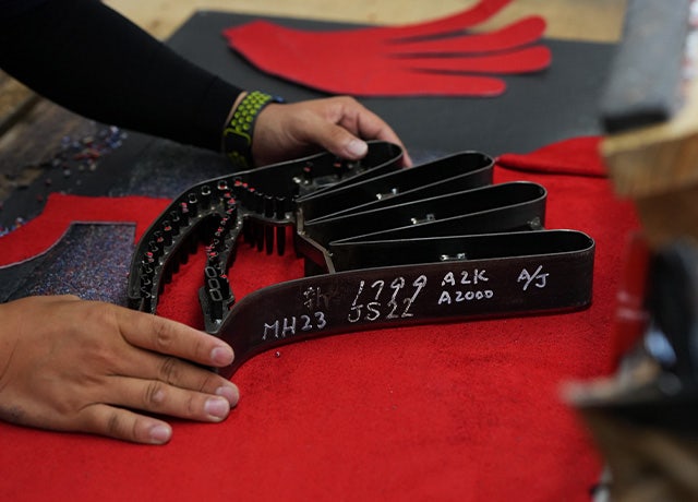 Wilson Sporting Goods Custom Glove Materials
