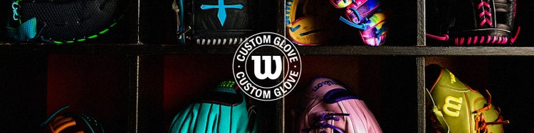 Custom Wilson Sporting Goods Baseball and Fastpitch Gloves