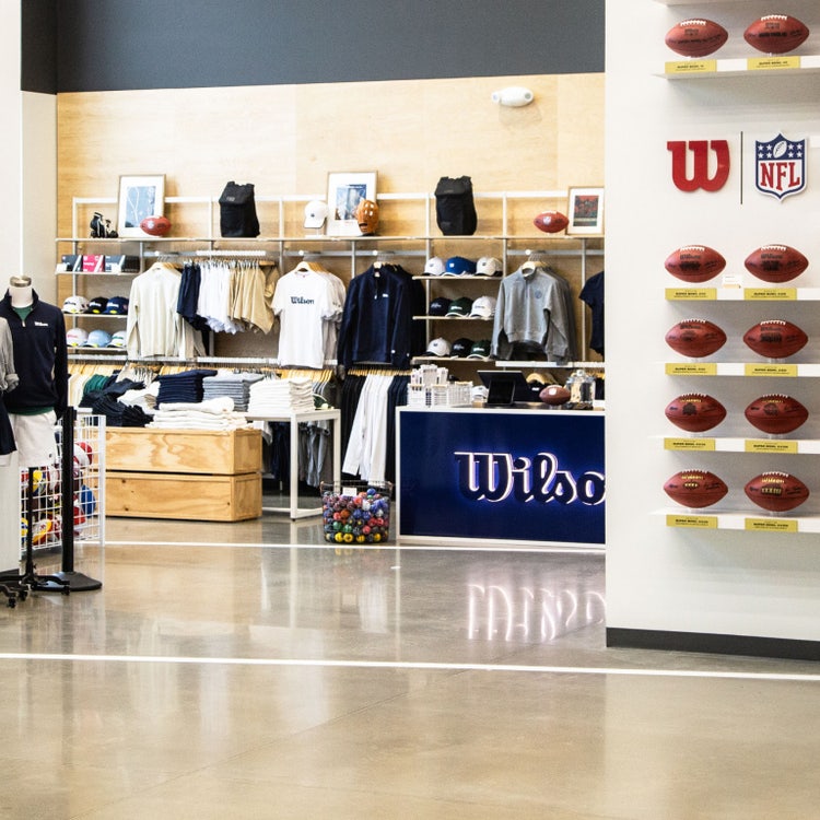 the ada store with equipment and wilson apparel