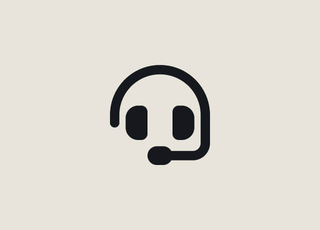call center headset icon