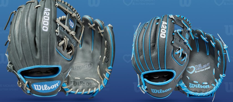 Autism Speaks A2000 Baseball Glvoes