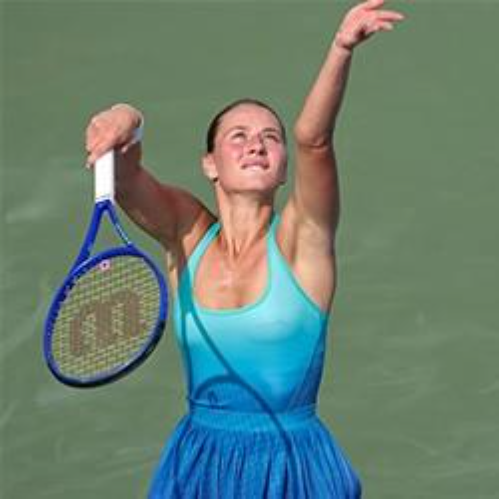 Marta Kostyuk with WIlson Racket