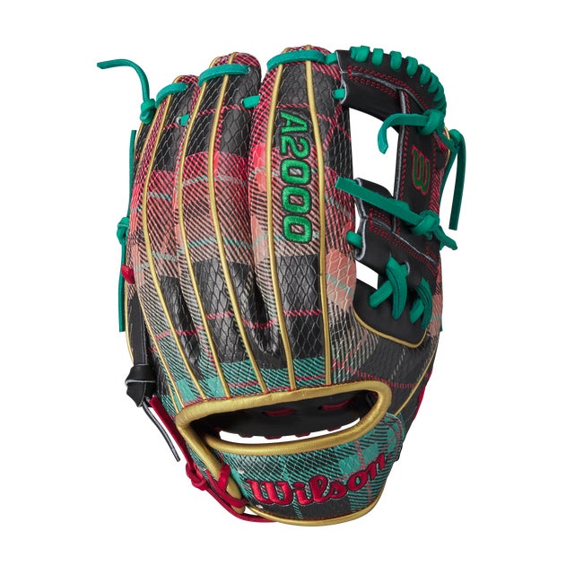 

Wilson 2024 Christmas Plaid A2000 1786SS 11.5” Infield Baseball Glove - Size 11.5"