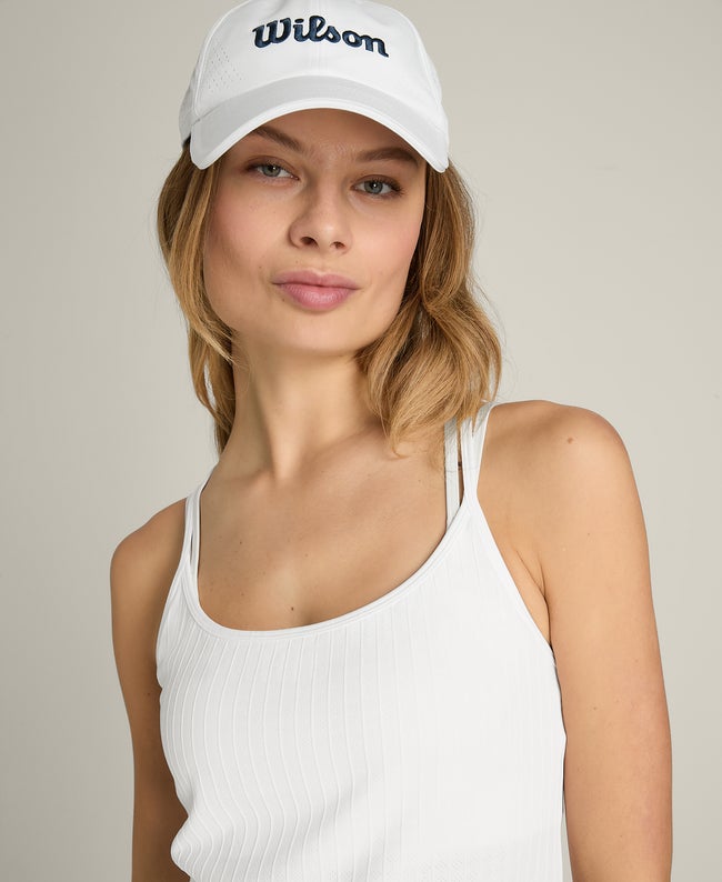 Bright White Pointelle Seamless Tank | Wilson Sporting Goods