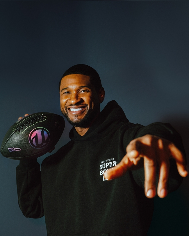 

Wilson Wilson x USHER Super Bowl LVIII Collab Football