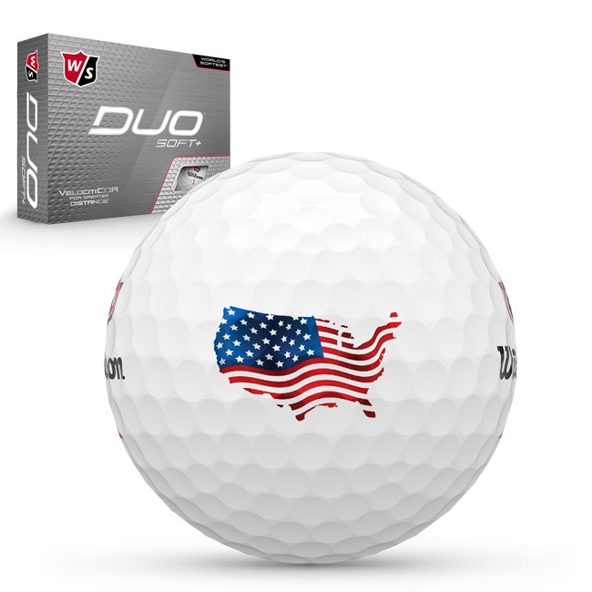 

Wilson DUO Soft+ USA Golf Balls - Size NS