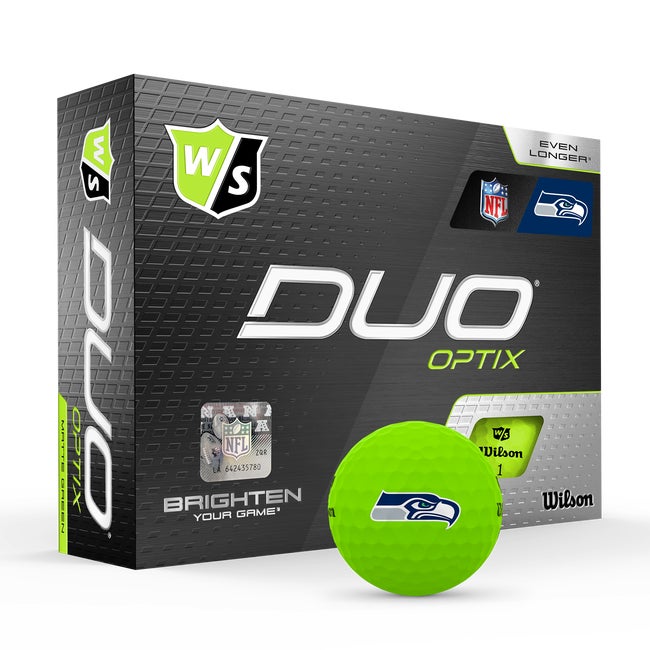 

Wilson Football DUO Optix NFL Golf Balls - Size NS
