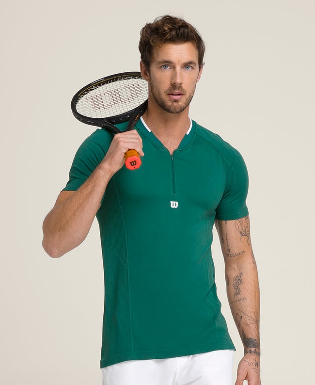 

Wilson Player's Seamless Zip Henley - Size XL