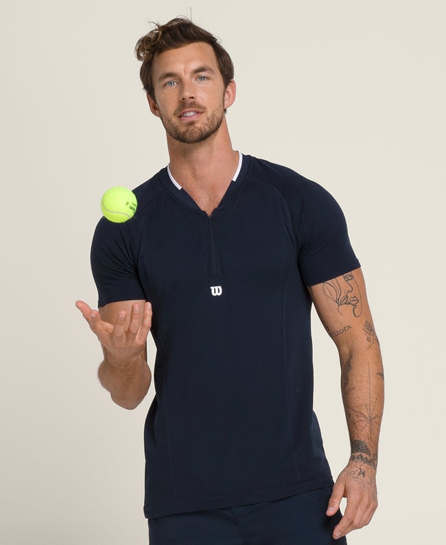 

Wilson Player's Seamless Zip Henley - Size XL