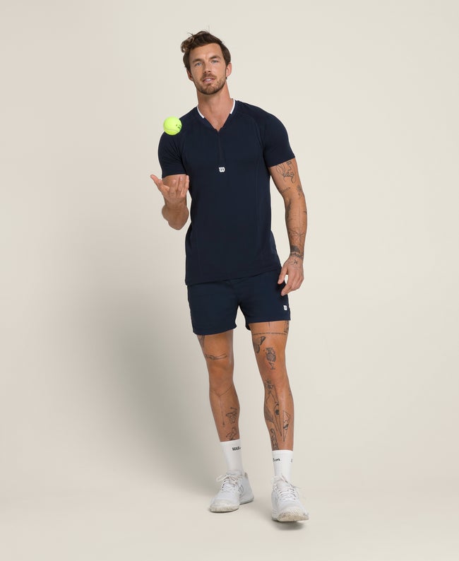 

Wilson Men's Player's Seamless Zip Henley
