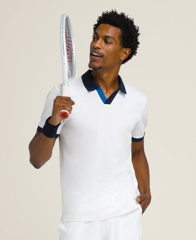 

Wilson Men's Ace Johnny Collar Polo - Size 2XL