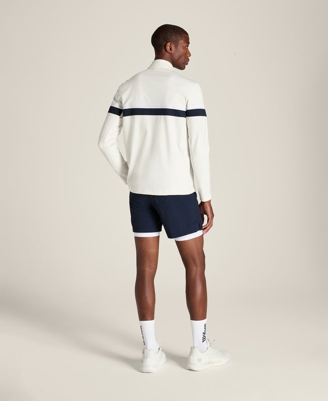 Sandrift / Classic Navy Elevate Performance Half-Zip | Wilson