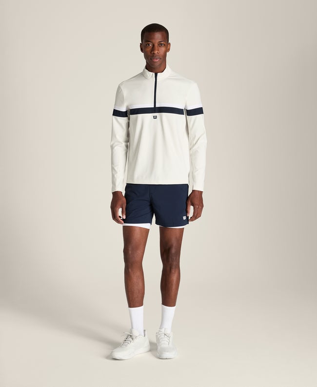 Sandrift / Classic Navy Elevate Performance Half-Zip | Wilson