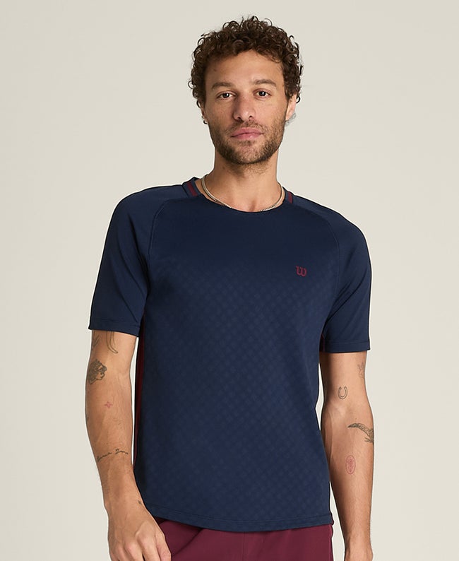 Classic Navy Serve Out Tee | Wilson Sporting Goods