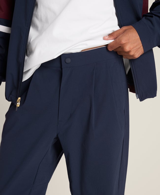 Classic Navy Tiebreaker Pleated Pant | Wilson Sporting Goods