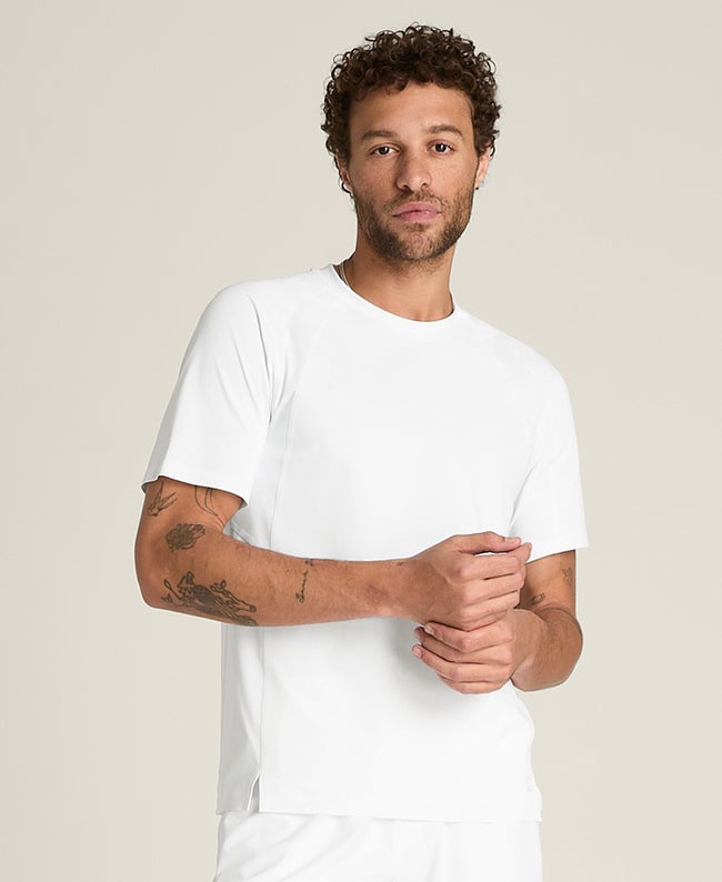 Bright White Contour Tech Tee | Wilson Sporting Goods