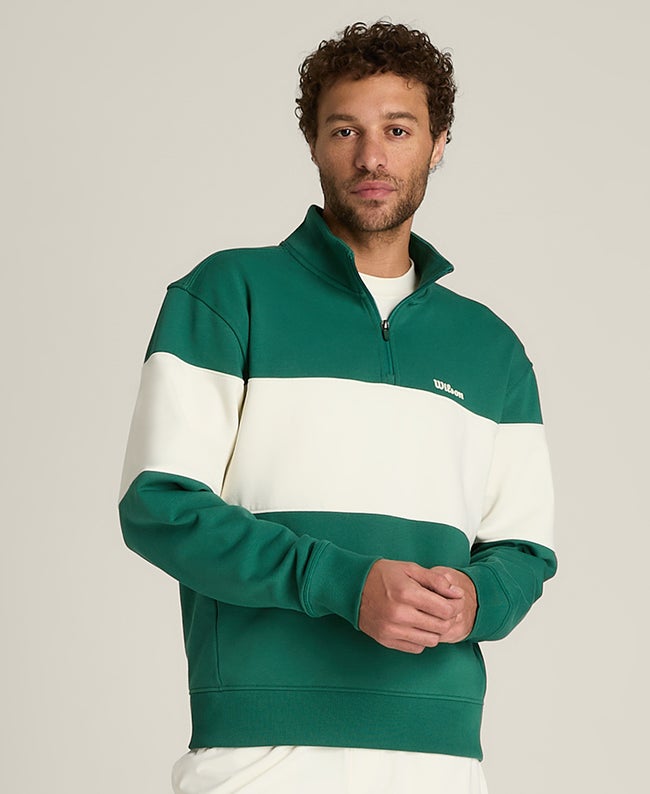 Field Green Playstate Quarter-Zip | Wilson Sporting Goods