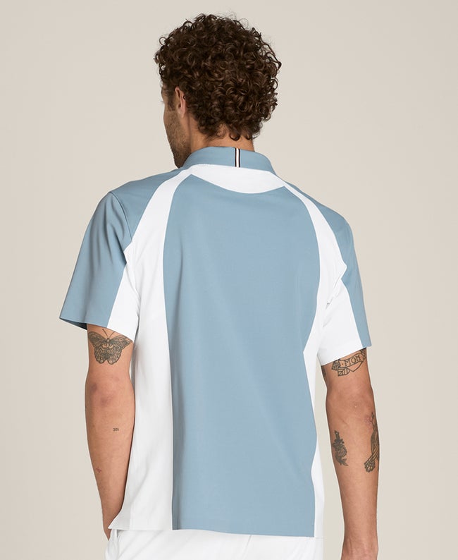 Blue Fog Contour Tech Polo | Wilson Sporting Goods