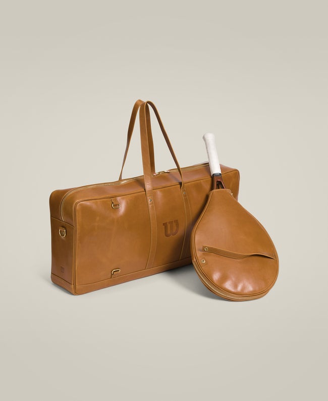 

Wilson Showman Leather Tennis Bag